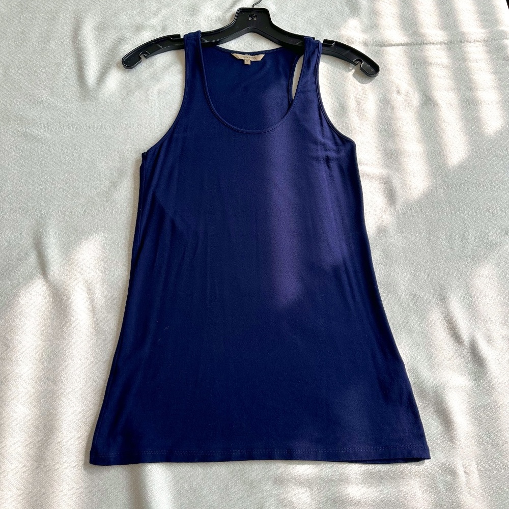 RW&CO. Racerback Tank, Size Small, Blue